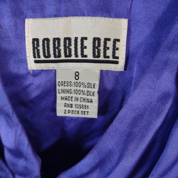 Robbie bee 100 percent silk dress size 8 - Picture 4 of 5